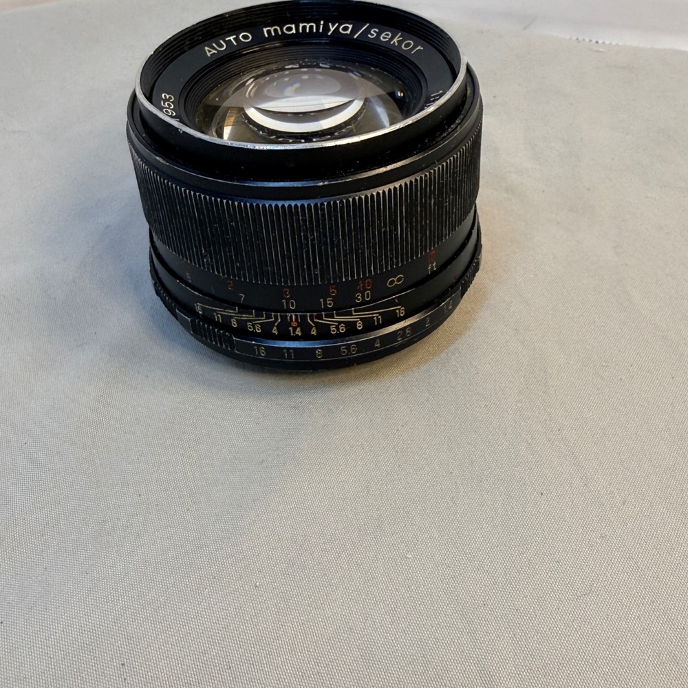 Auto Mamiya Sekor 55mm f1.4 M42 Screw Mount Prime Lens No. 111953